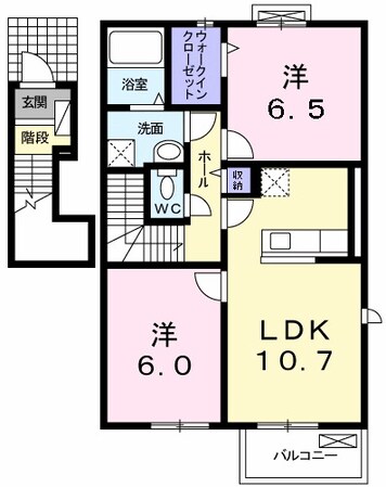 カーム・セイ　Ⅱの物件間取画像